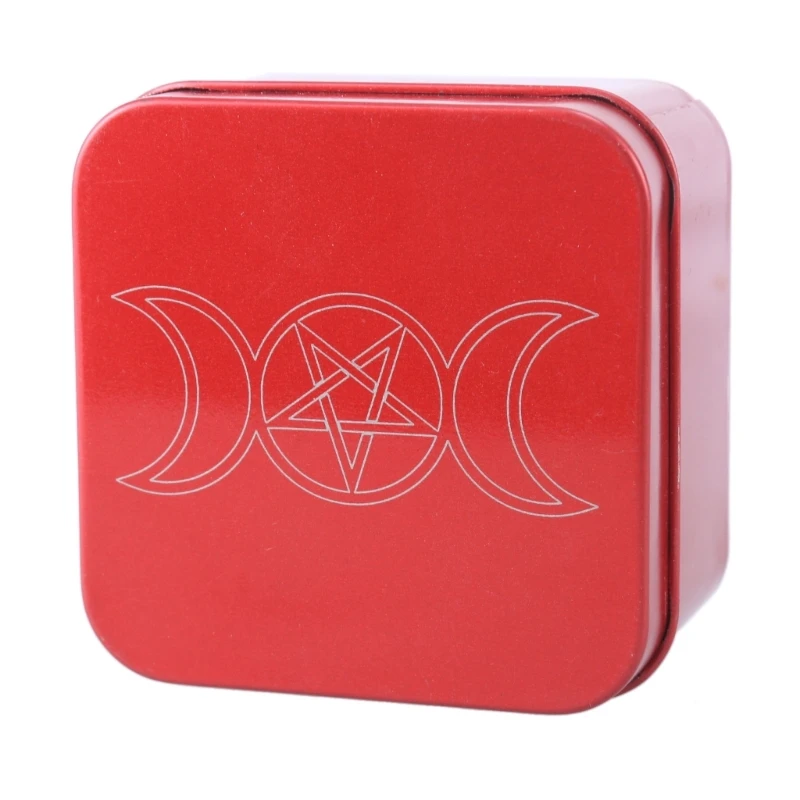 Stylishs Tarots Cards Storage Box for Fortune Telling, Witchs Decors Holder