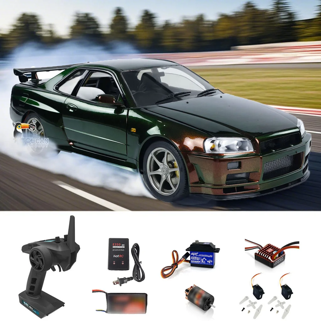 

1:8 Capo 4x4 R34 RTR 4WD Высокоскоростной DIY RC Drift Car Радиоуправляемые гоночные автомобили Готовые к бегу грузовики Модель автомобиля Игрушки для мальчиков
