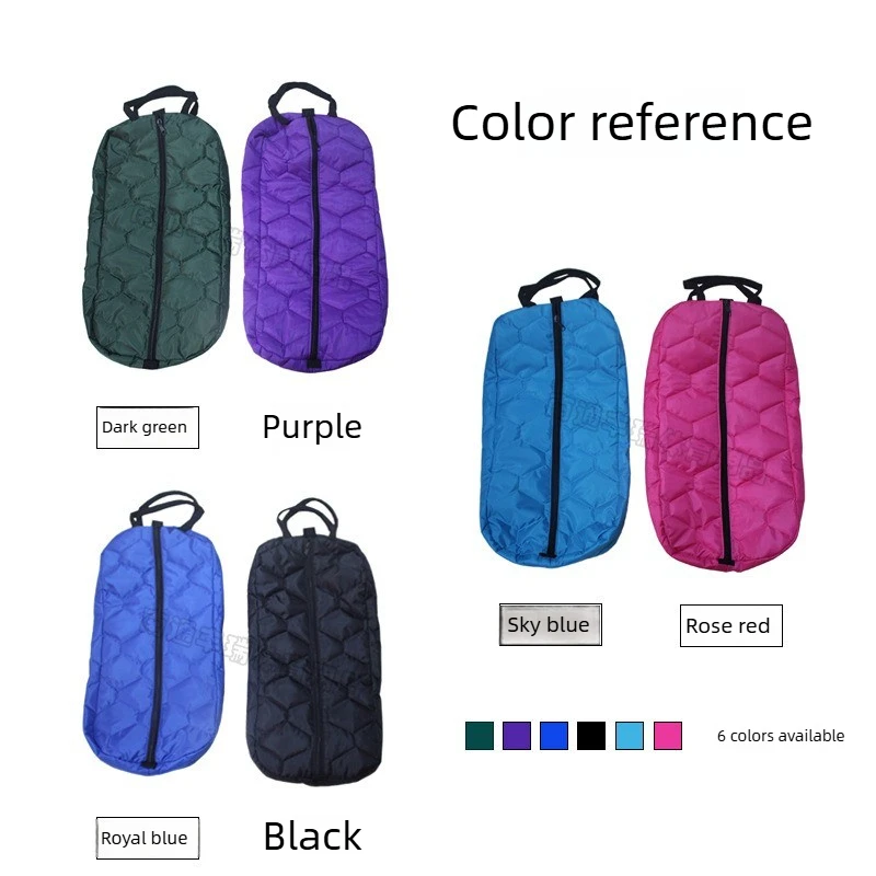 Horse Halter and Lead Rope Storage Bag with Carry Handle Hook and Loop Closure for Stable Travel