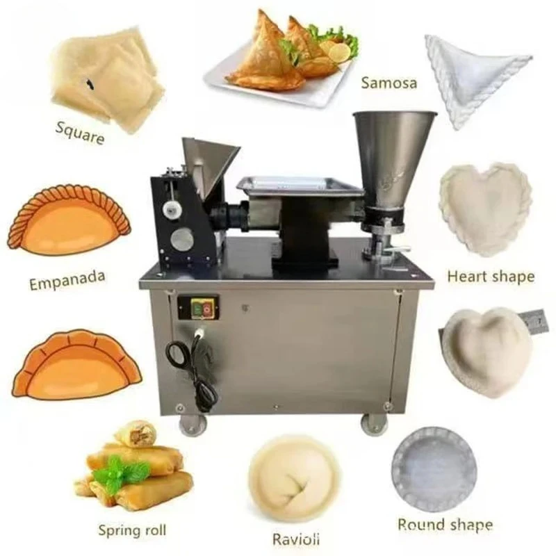 

Full-automatic Dumpling Molding Machine 3600 pieces/hour Commercial Empanada Gyoza Russia Ravioli Pierogi Dumpling Machine