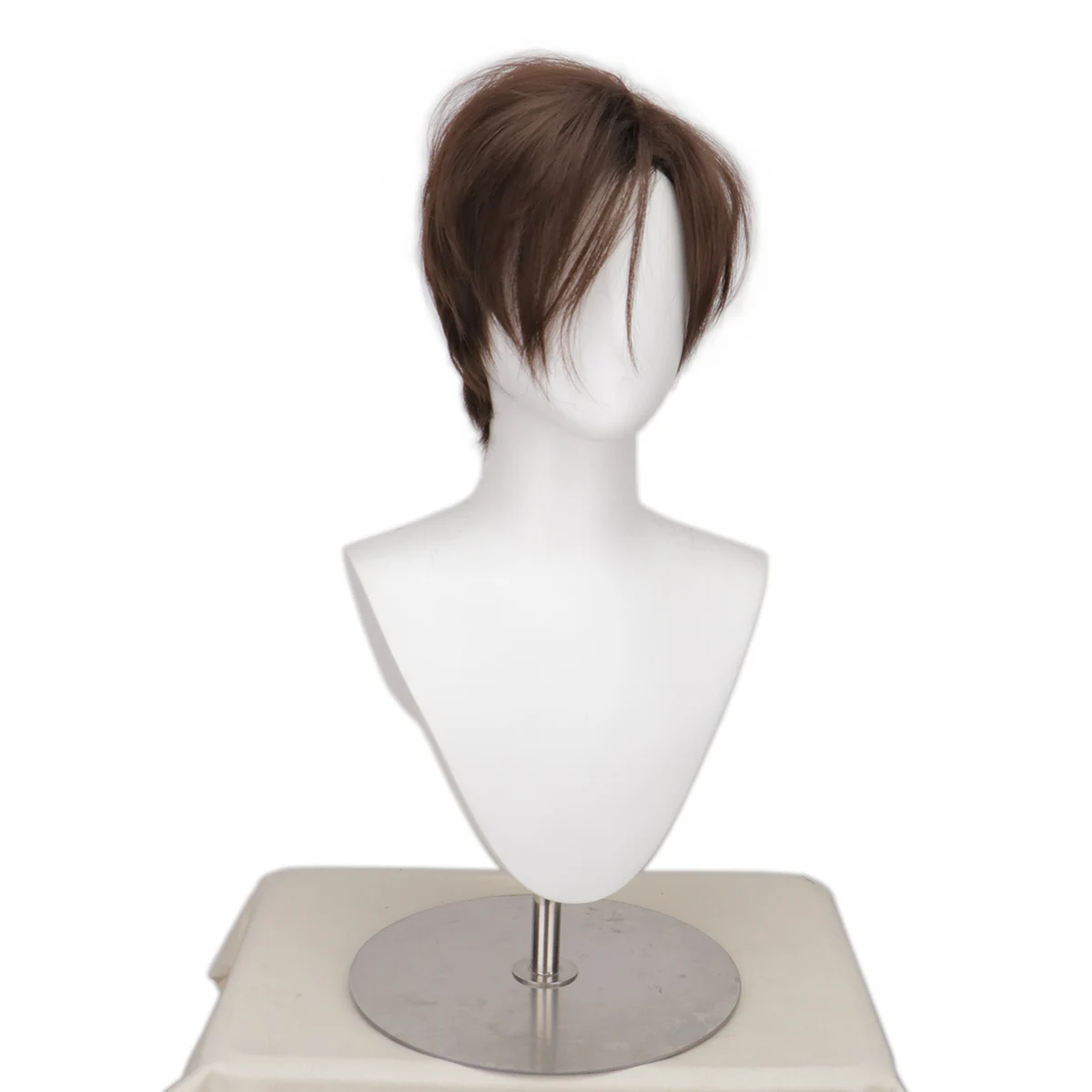 

Cosplay Movie Leon Scott Kennedy Women Men Hair for Kennedy Cosplay Wigs Short Straight Brown Anime Party Halloween Costume