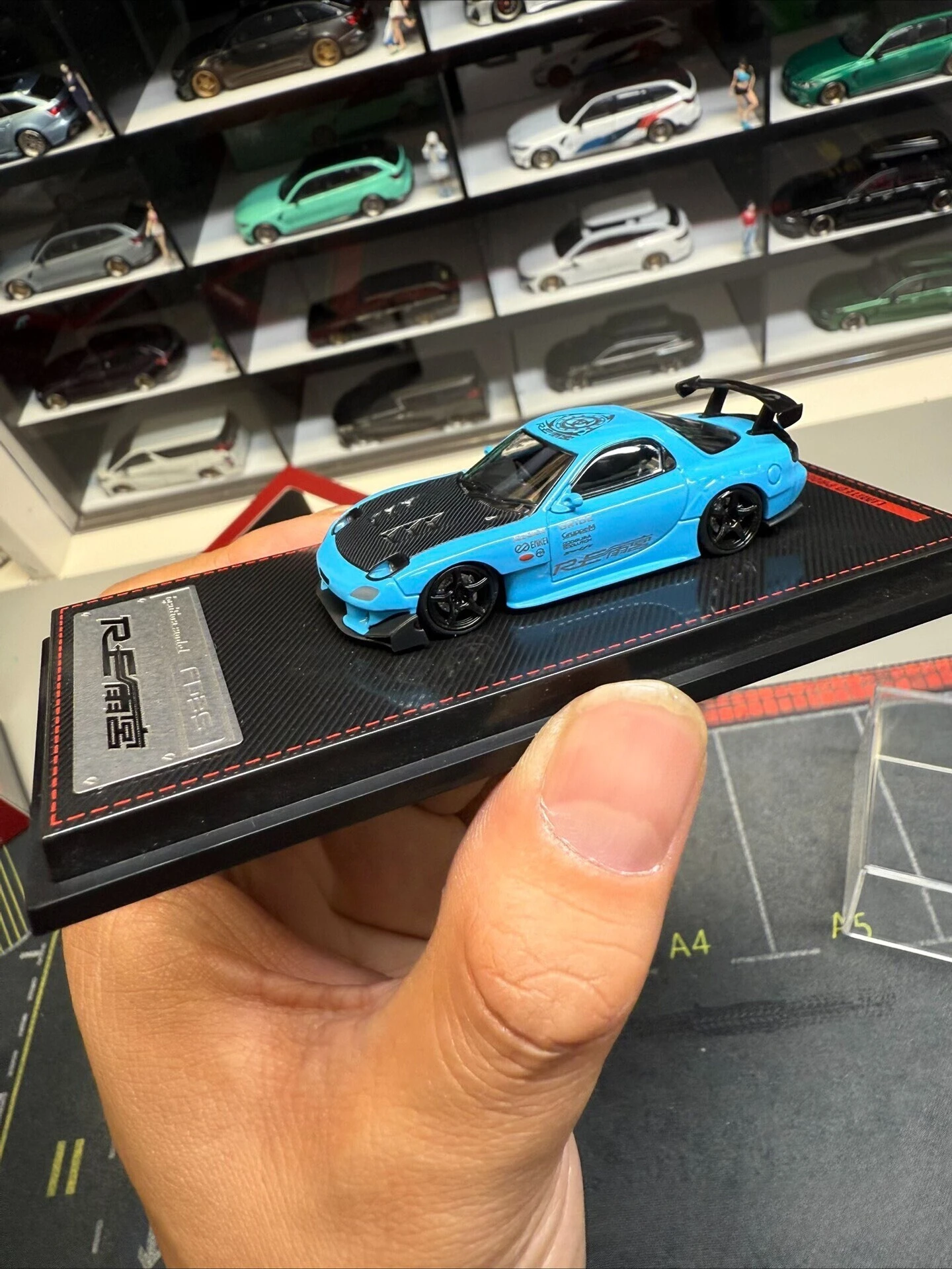 Diecast 1:64 Scale Mazda RX-7 FD3S Alloy Car Model