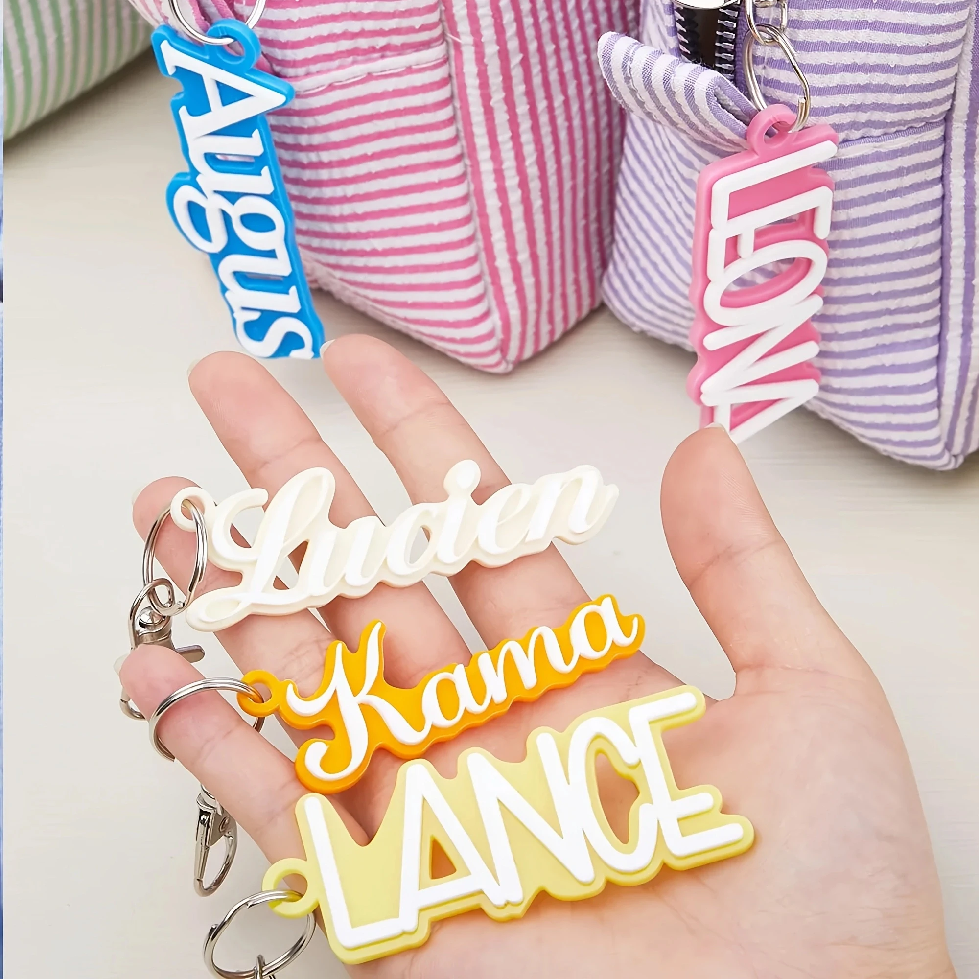 Personalized Backpack Tags, Customized Name Tags Gift