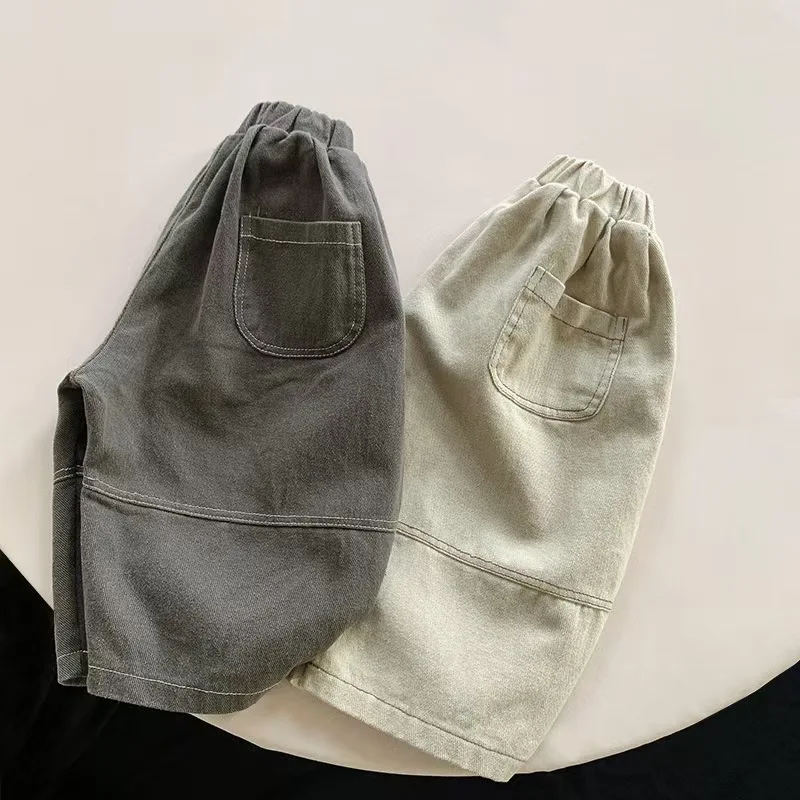 

2025 Autumn New Children's Harem Pants Loose Kids Wide Leg Pants Fashion Baby Trousers Boys Girls Casual Pants Children Clothes