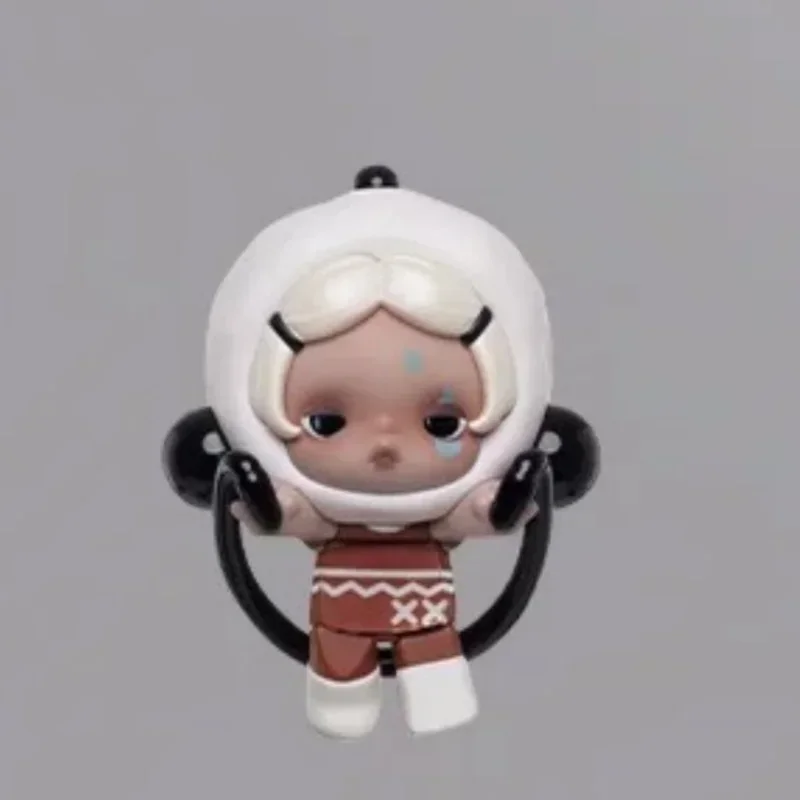 POP MART POP ATTACH SKULLPANDA Off Mode Series Mini Doll Mystery Box Genuine Blind Box Guess Toys Bag Ornament Figurines Home image 3