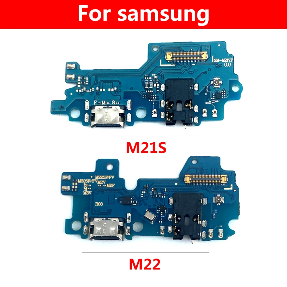 Tested For Samsung M10 M20 M30 M30S M40 M21 M21S M31 M31S M51 M22 M32 M52 USB Charging Port Microphone Dock Connector Board Flex