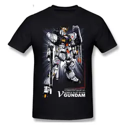 Nu Gundam-Camiseta masculina de algodão de manga curta, roupas personalizadas, novo estilo