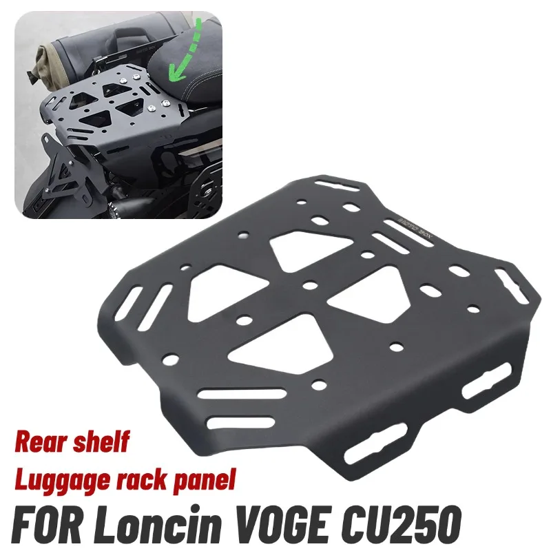 New Motorcycle Rear Storage Box Luggage Case Rack Cargo Holder Shelf Bracket FOR Loncin VOGE CU250 250 CU CU 250