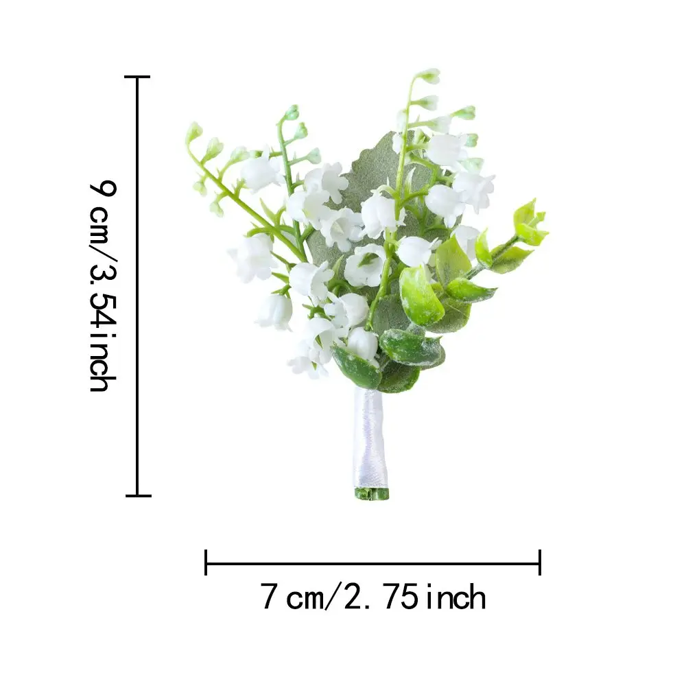 إكسسوارات الزفاف، زهور صدر زفاف العريس والعروس، مجموعة كاملة من الدبابيس لرفقاء العروس ووصيفات العروس