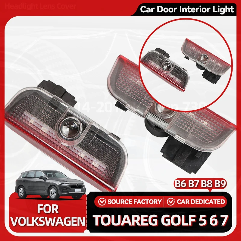 

Для VW VOLKSWAGEN 2026 Новый 2 Для VW Passat B6 B7 B8 B9 Touareg Golf 5 6 7 Jetta MK6 MK7 GTI R Светодиодный проектор автомобильной двери Добро пожаловать Gho