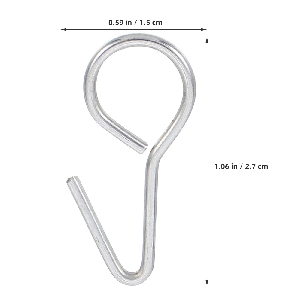 50 szt. Haczyków S do montażu na fotelach samochodowych, metalowe haczyki wielofunkcyjne do kamperów, mocowania pokrowców na siedzenia pojazdów, haczyki do przechowywania w kamperach, haczyki do drzwi.