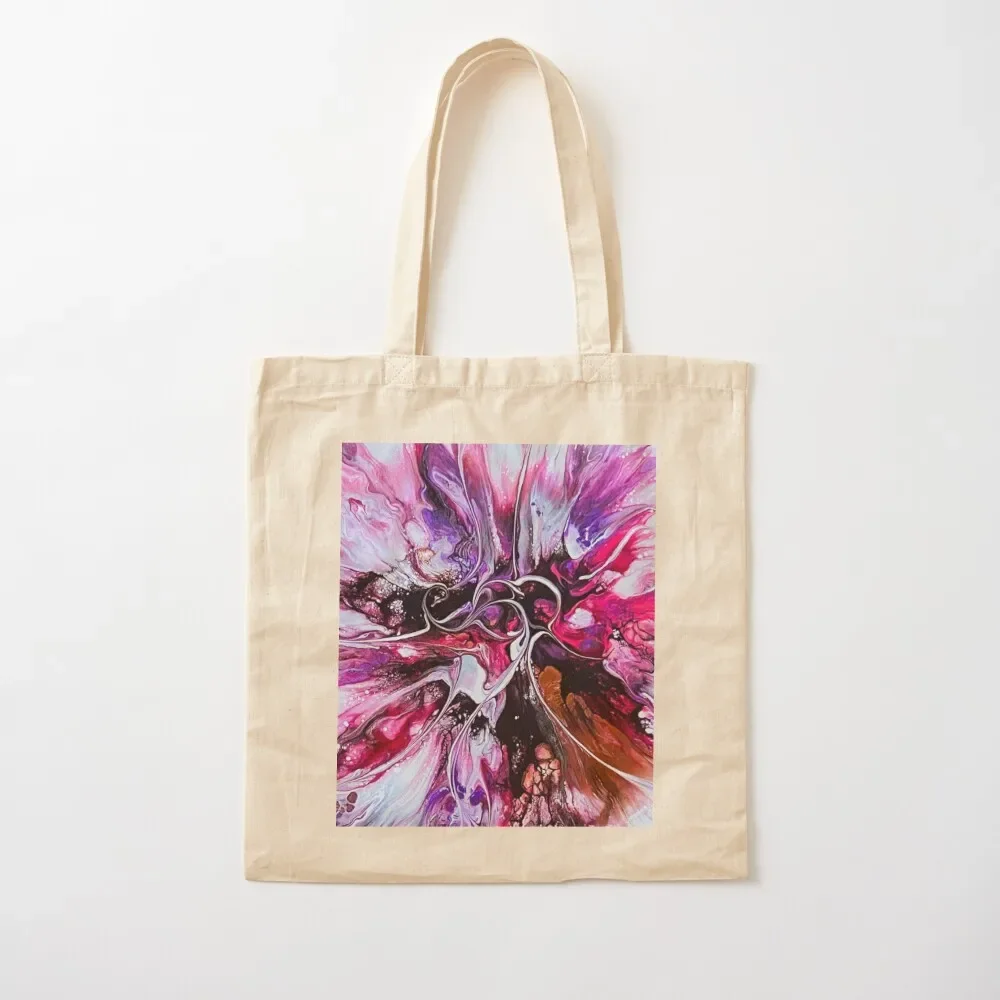 

Radiant Bloom in Hot Pink by Monica Darling, FlowingLotus Art Tote Bag shoping bag Women's shopper Tote Bag