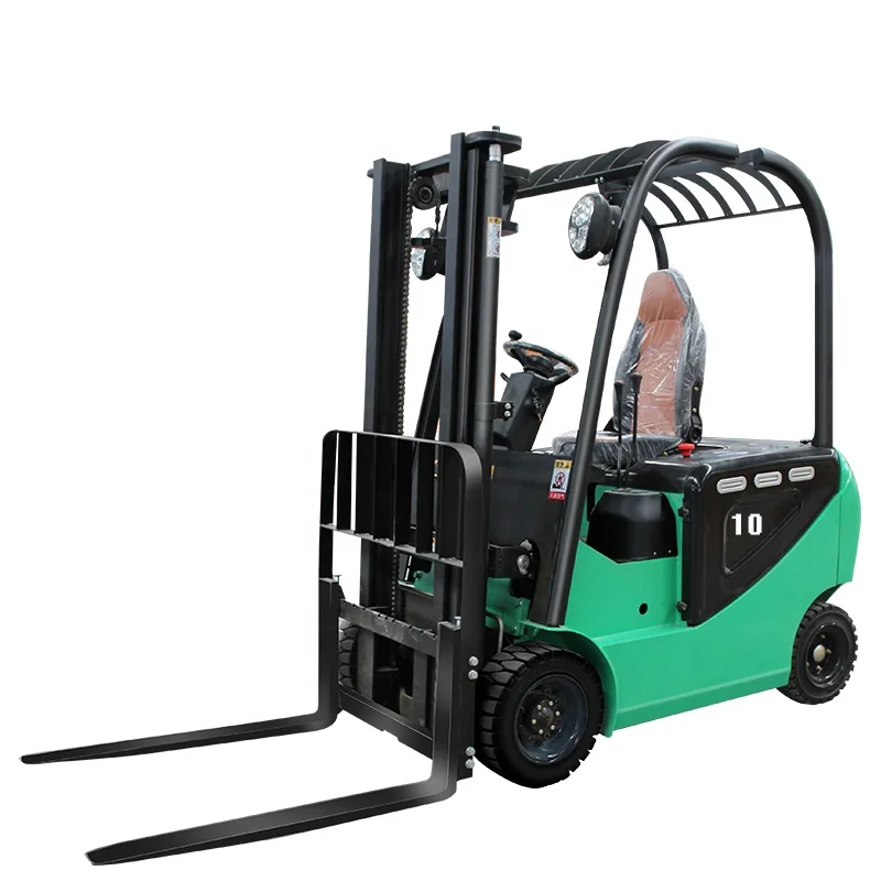 Hot Sell Rough Terrain 48V Electric Compact Mini Forklift Truck With Forged Pallet Solid Tyre Side Shift Price