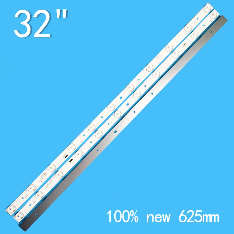 3PCS LED backlight Strip for Mystery MTV-3222LW LED315D11-ZC14-01(D) 02(D) 03(D) LE32C800C LE32B50 H32E16 LM315TA-T01 T320XVN02.