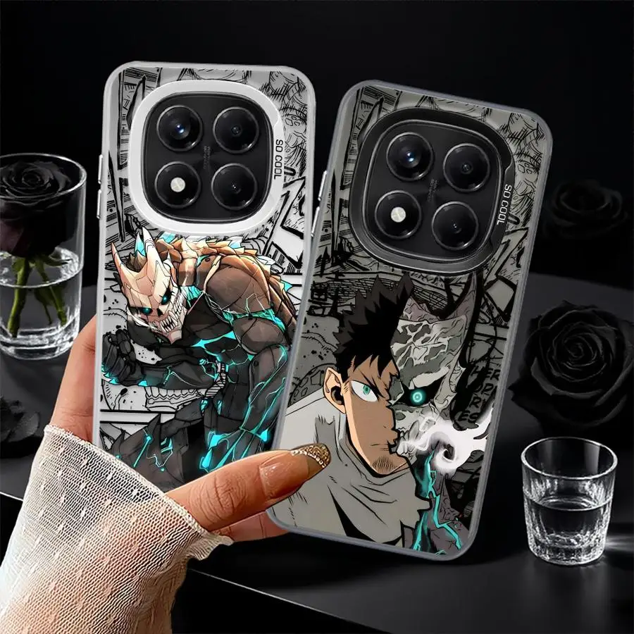 Custodia morbida per Xiaomi Redmi Note 12 13 14 Pro Plus 11s 10s 10 11 Pro Kaiju No.8 Monster Form