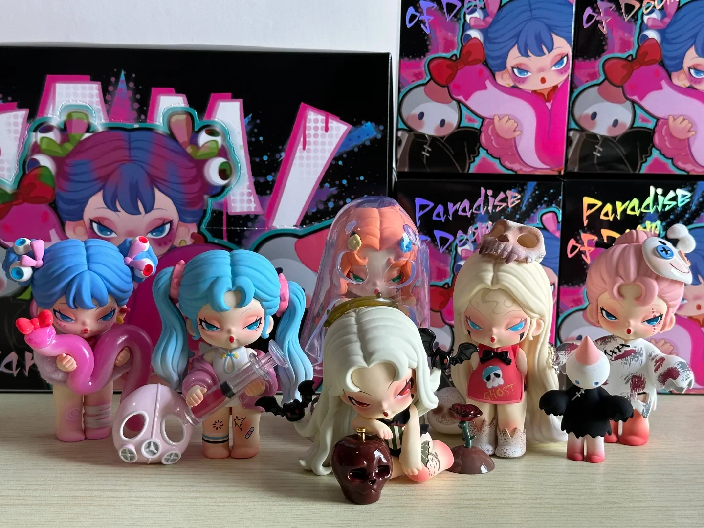 

Dodo Nami Apocalypse Paradise Series слепая коробка модная игрушка кукла ручной работы темное украшение женский подарок на день рождения сувенир