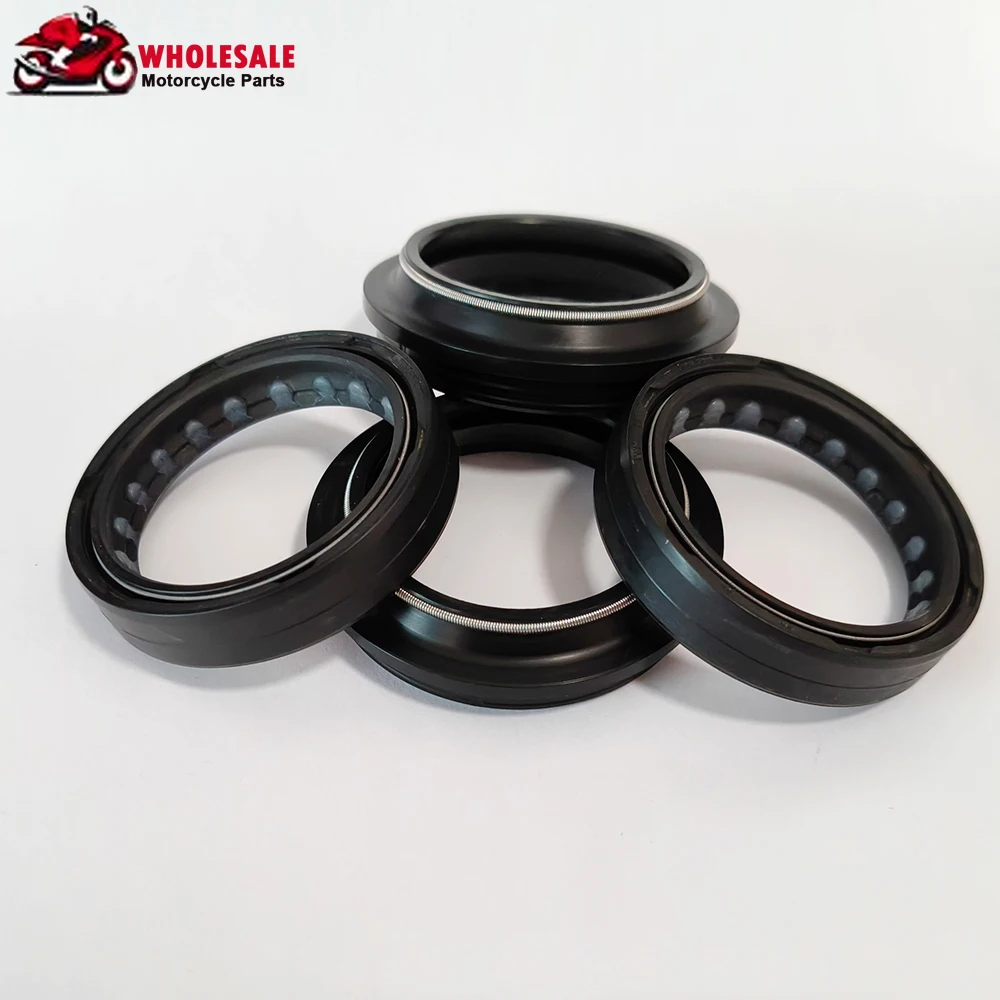 

2pc/4pc/8pc 41x54x11 41 54 11 Motorbike Part Front Fork Damper Dust Oil Seal 41*54*11 Shock Absorber Seal Dustproof & Waterproof
