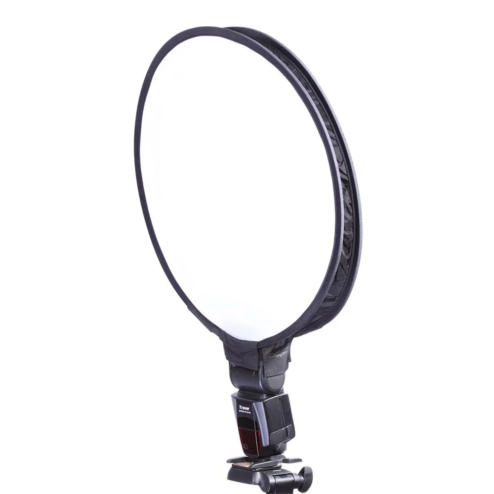 30cm Portable Mini Round Studio Softbox Photography Flash Diffuser Softbox for Canon Nikon Sony Yongnuo Speedlite