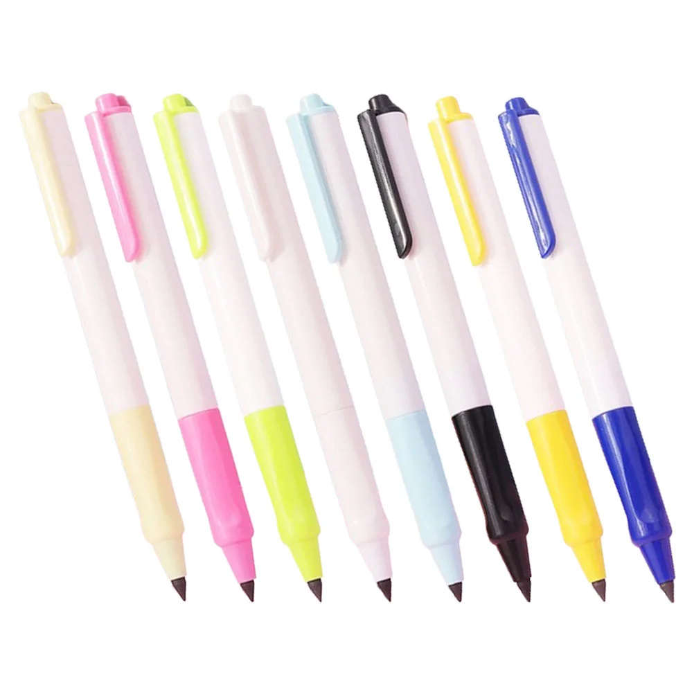 8 Pcs Eternal Pencil Pencils for Painting Lightweight Inkless Endless Plastic Everlasting