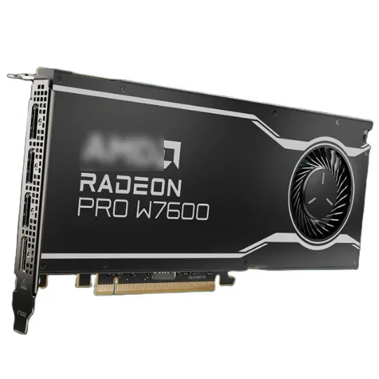 2023New Radeon Pro W7600 high-end Professional Graphics 8GB (2023) workstation based on 6 nm Navi 33 GPU AV1 encoding and decodi