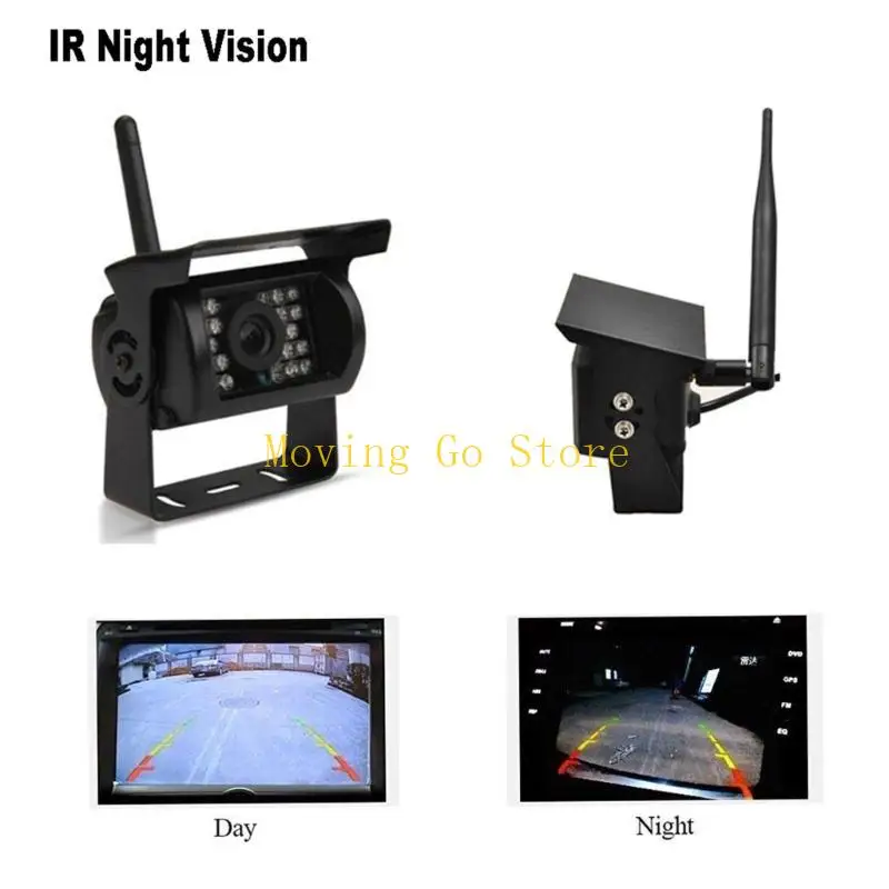 

B5XD Car Rearview Parking Aid Back Up Reverse Camera Truck Bus Trailer Excavator 7 in