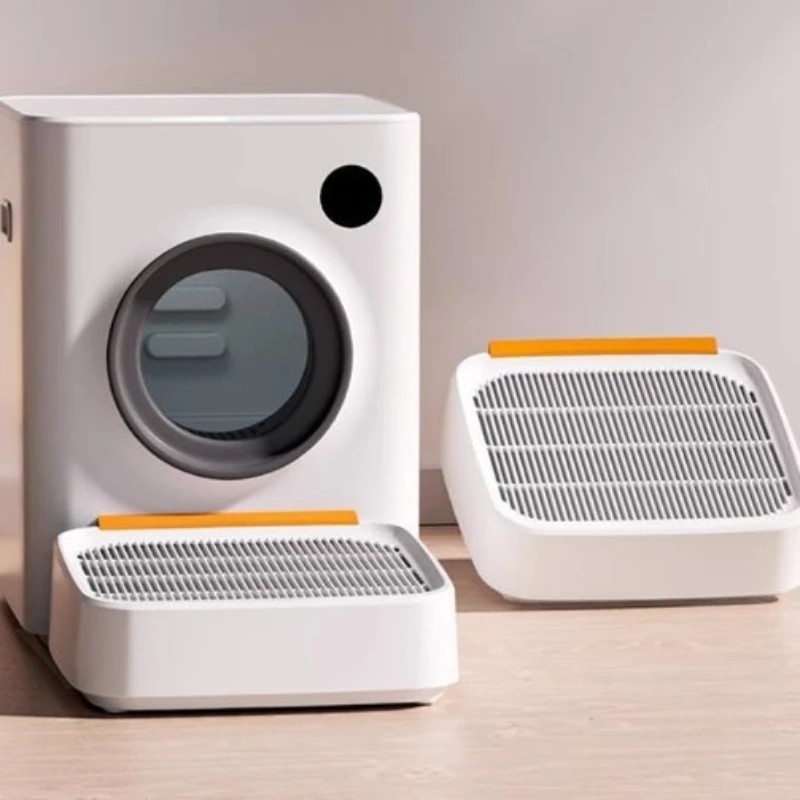 

Automatic cat litter box, falling sand pedal sand control box, high-density control pad to collect falling