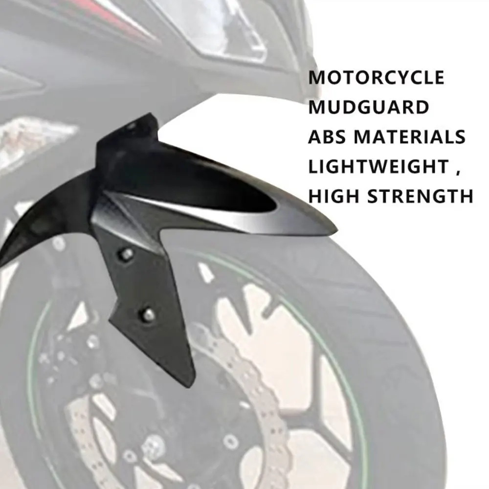 For Kawasaki Ninja 250 Ninja 250R EX250 2008-2012 Year Front Fender ABS Motorcycle Front Tire Mudguard Splash Guard Fairing