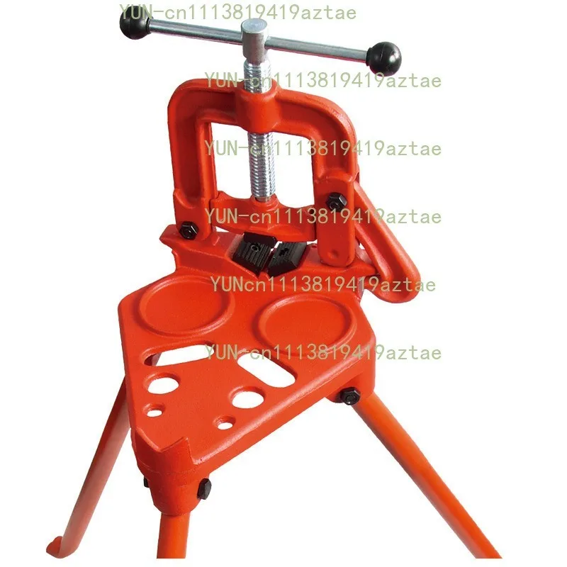 Gantry‑Style Pipe Vise with Legs, No.2/No.3 Steel & Water Pipe Bench Clamp
