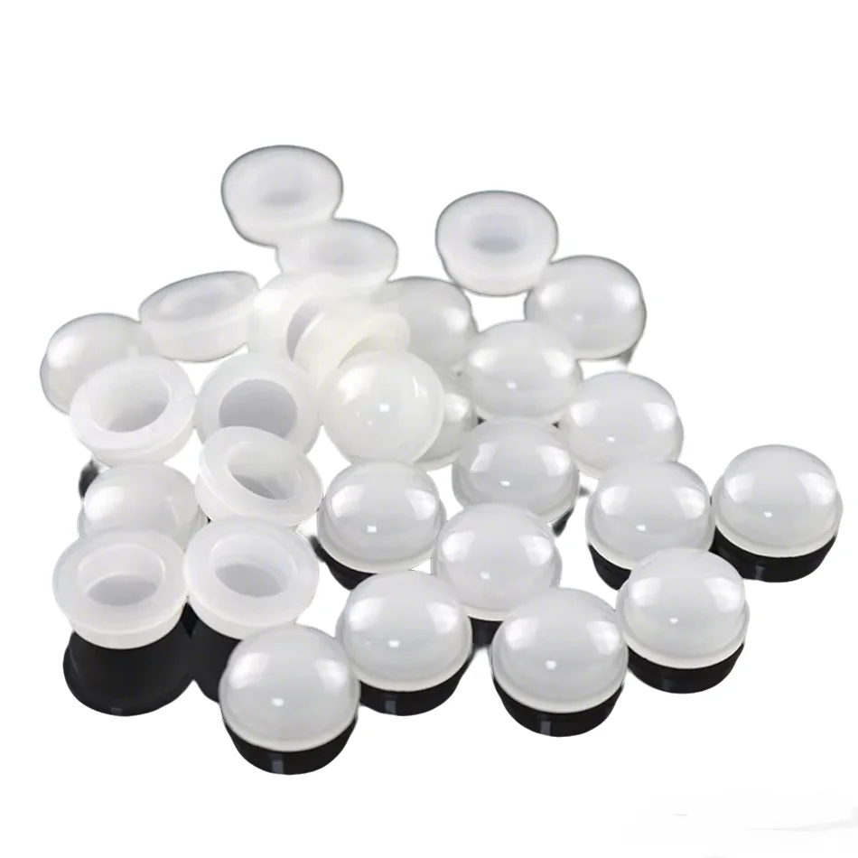 

100Pcs 5050 LED Lens Milk white Reflector Collimator For 5050 SMD 90 Degree 11x6mm Convex Optical Lens