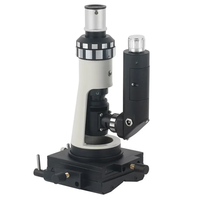 1/set Industry Handheld Portable Metallographic Microscope Zoom 100X 400X Polarizing Light Microscope + Magnetic Base Polarizer