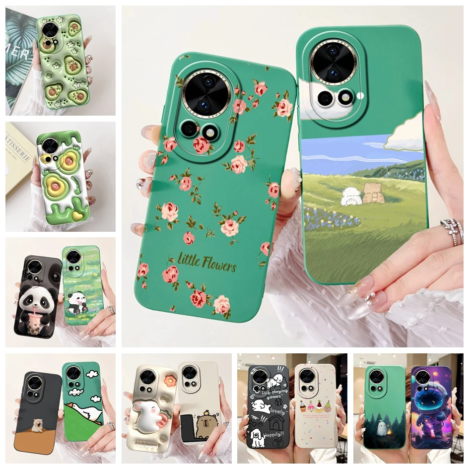 For Huawei Nova 12S Case Nova 12 se Phone Cases Cute Cartoon Soft Cover For Huawei Nova 12 Ultra Nova12 Pro Funda nova12s Bumper