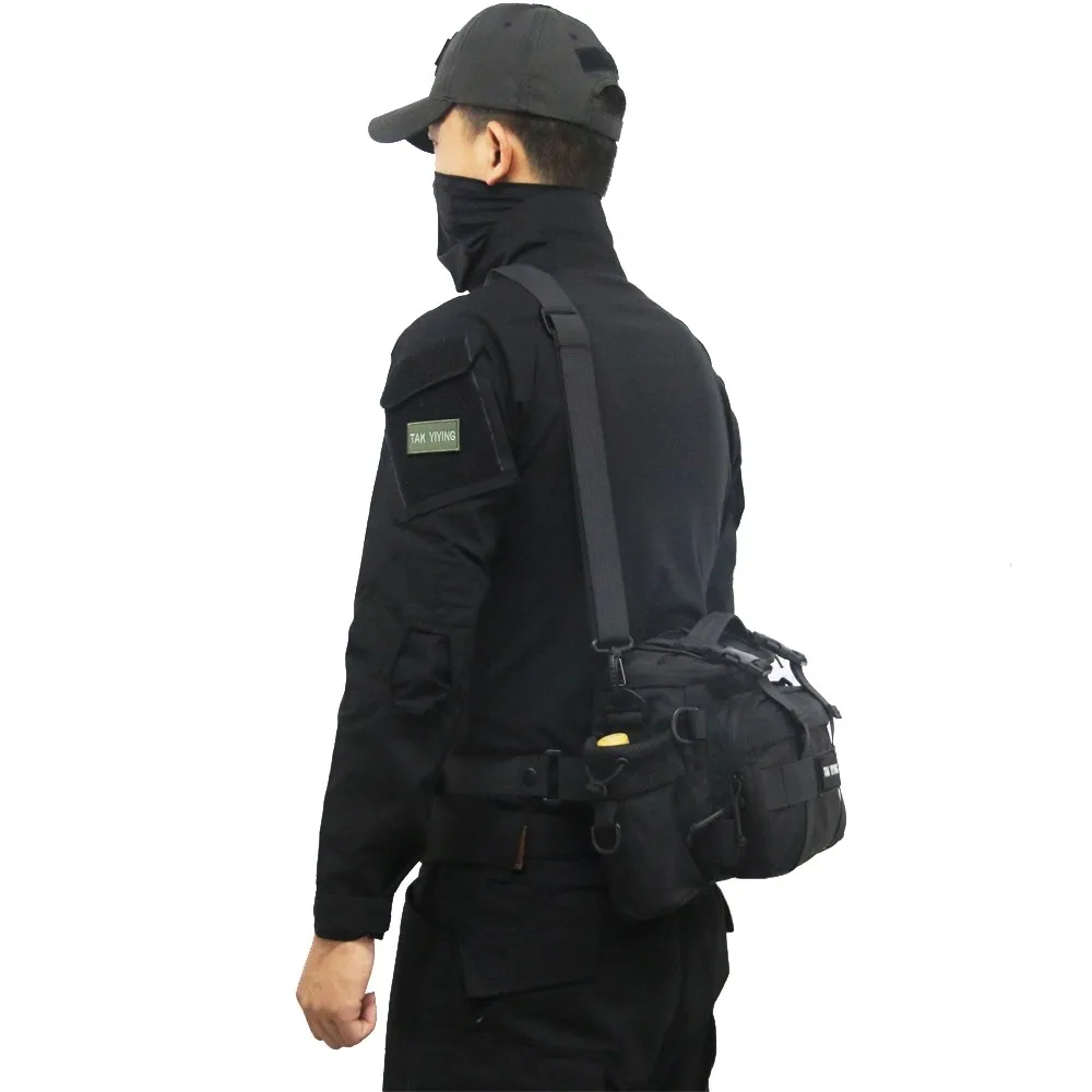 حقيبة خصر مولي، حقيبة صيد للرياضات الخارجية والترفيهية، حقيبة ظهر متعددة الوظائف بكتف واحد، حقيبة كروس