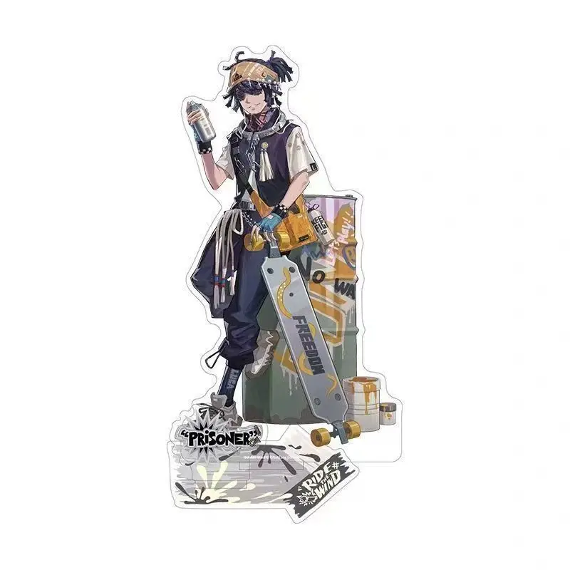 Anime Identity V Hip Hop Snowboard Double Insertion Stand Acrylic Game Figure Tracy Reznik Emma Woods Sign Model Plate Fans Gift