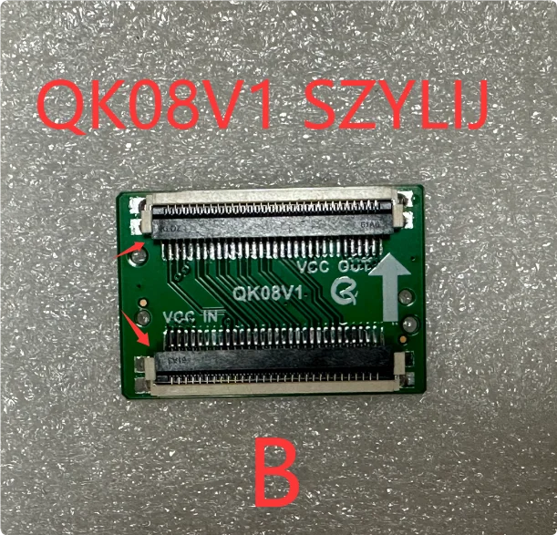 3-10PCS QK08V1 30 Pin LVDS Adapter Converter Board Card Plate for LCD LED TV Screen Display Panel Repair QK08V1