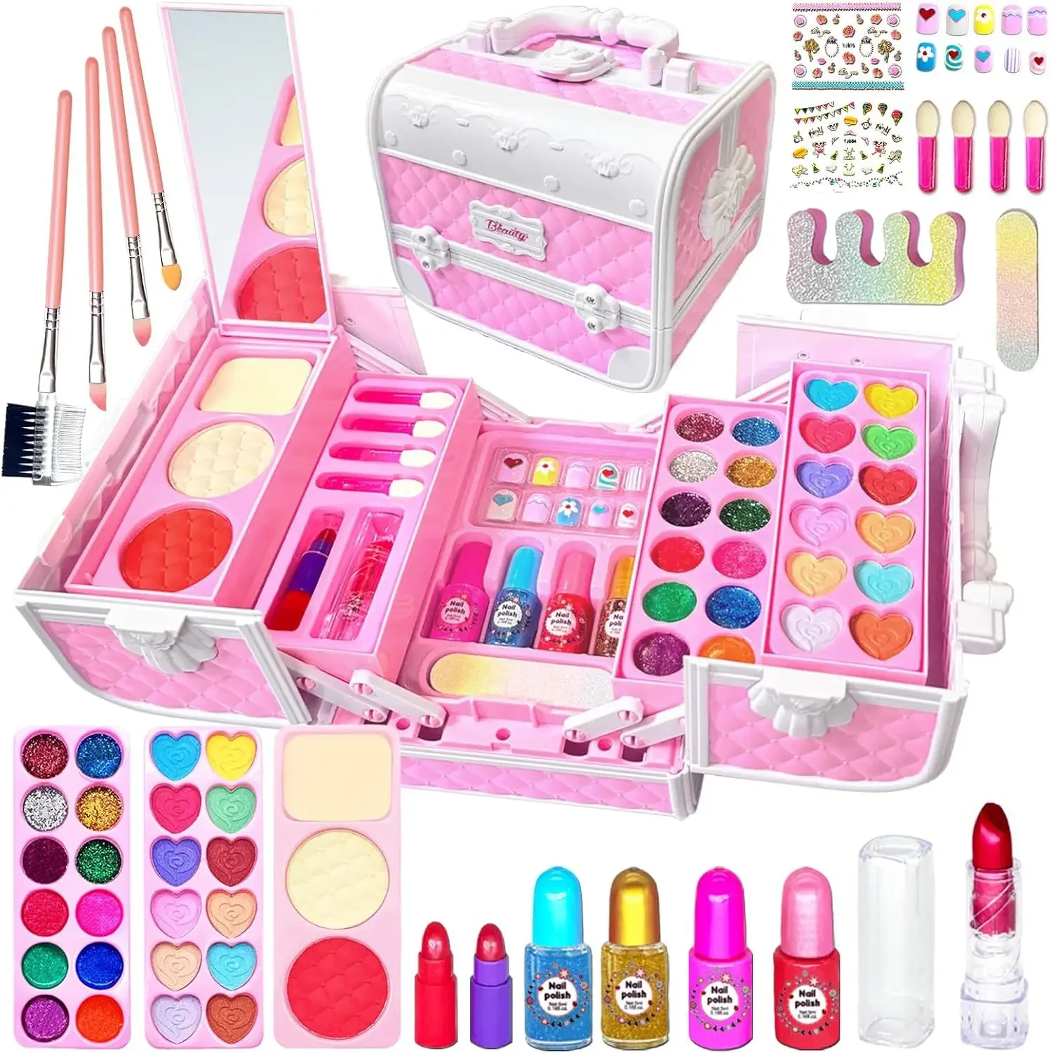 Princess Beauty Makeup Suitcase Children's Cosmetic Toys