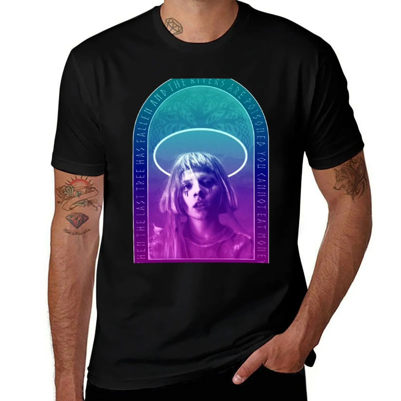 Aurora Aksnes - You Cannot Eat Money T-Shirt Sweat Absorbing Sports Tee Shirt