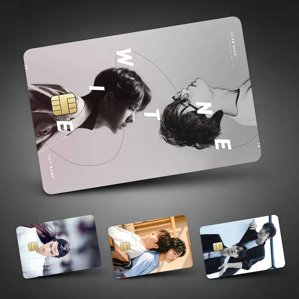 Wang Yibo The Untamed Lan Wangji Decorative Waterproof Film Skin Cover Credit Card Stickers Debit Front Bank Bus Pass