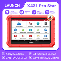 2025 Launch X-431 PRO STAR Full System Bi-directional Diagnostic OBD2 Scanner CAN FD DoIP 34+ Services ECU Coding X431 Pro Star