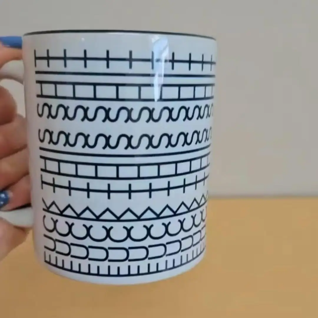 

FU Cerc Coffee Cup Abstract Mood Stable Any Worker Creative Funny Water Mug 300ml Capaci No Lid from China