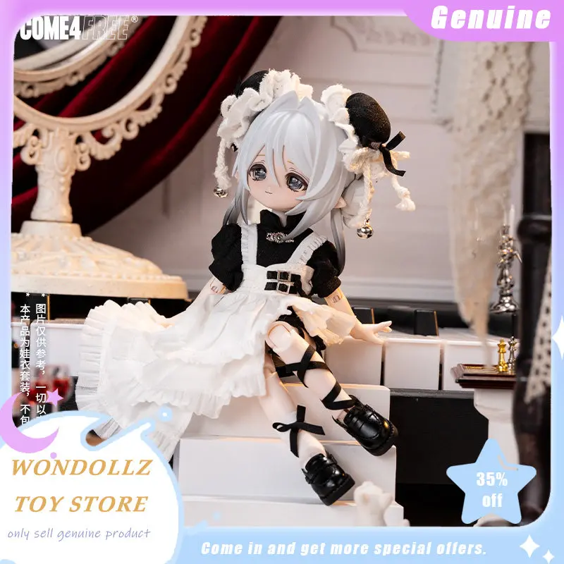 

Новая одежда для кукол BJD OB11 1/12: повседневная серия Come4free, стиль горничной Oreo, с оборками, платье, наряд для косплея на каждый день