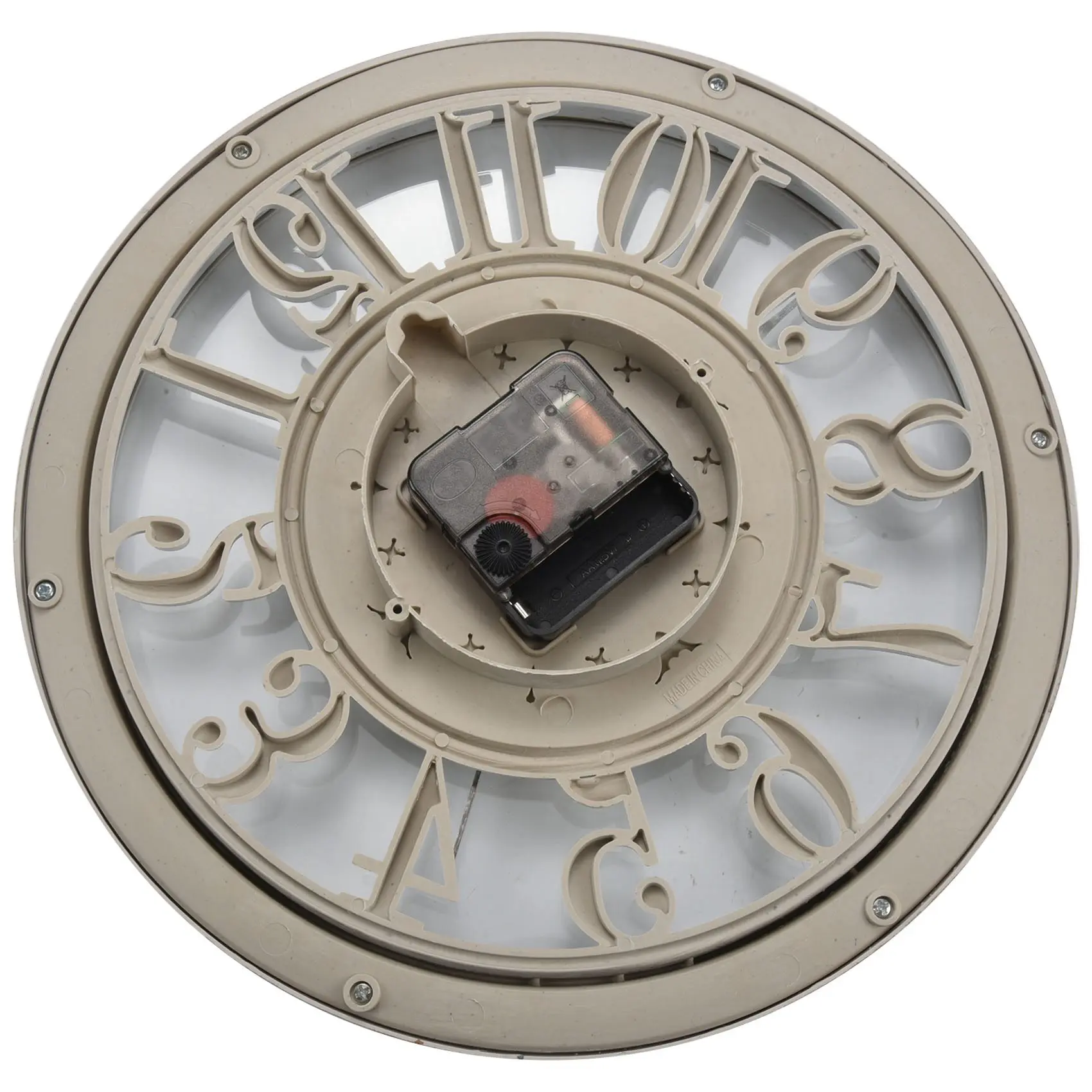 Orologio da parete Saat Clock de Pared Wall Saati orologi da parete digitali Vintage orologio da parete orologio da parete Horloge Wall Quartz (bianco)