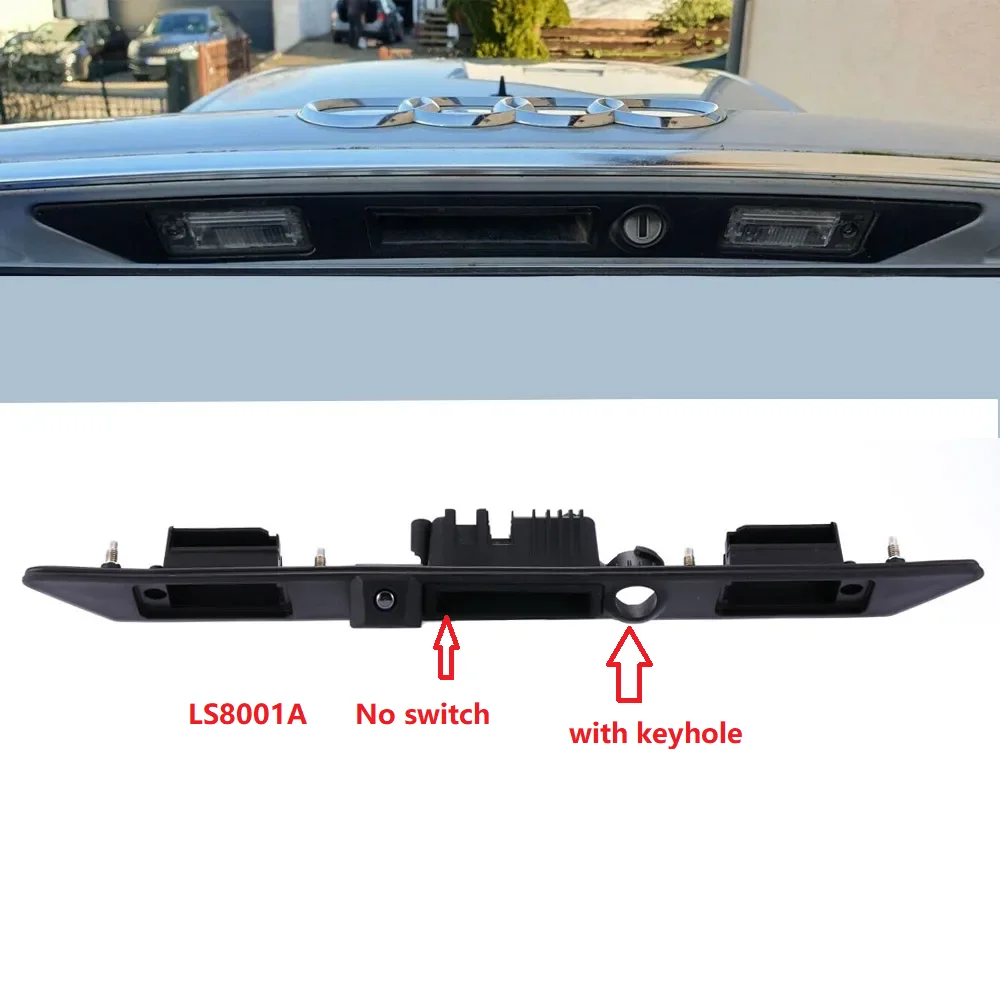18MM HD Car rear view Camera Trunk Handle For Audi A6 A6L S6 C6 4F 4F2 4FH 4F5 Avant 2004-2011 Audi A4 B6 B7 8EC Avant 2005-2008