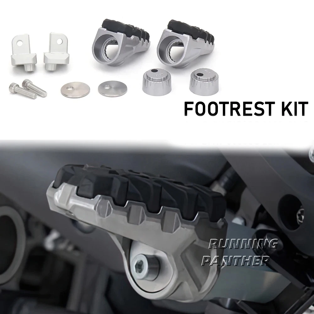 

Motorcycle Accessories Foot Pegs Rest Pedal Set Footpeg Footrest Kit For Yamaha Tracer 9/GT 2020-2024