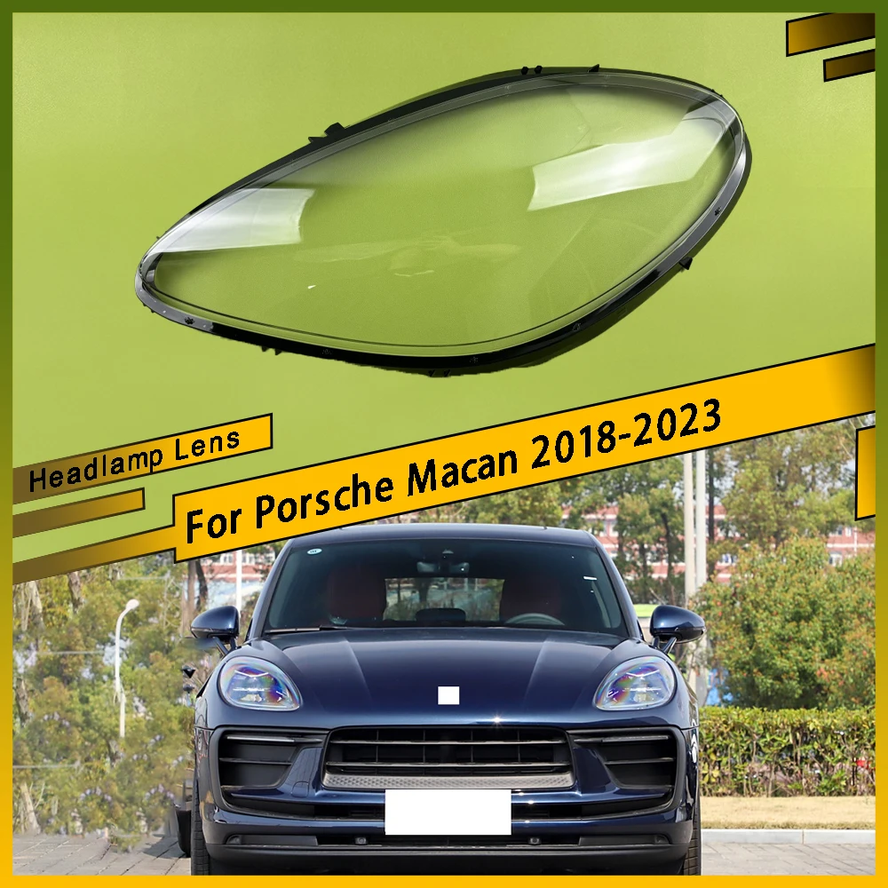 

Left Right Transparent Headlight Lens Cover Headlamp Lampshade Lampcover Head Lamp Glass Shell For Porsche Macan 2018 - 2023