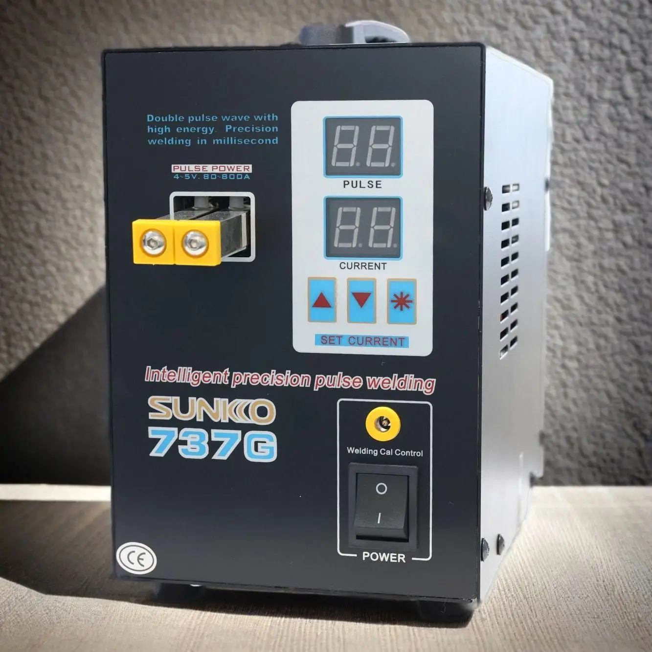 SUNKKO 737G Dual mode pedal 18650 battery spot welder Dual pulse dual display lithium battery touch welder