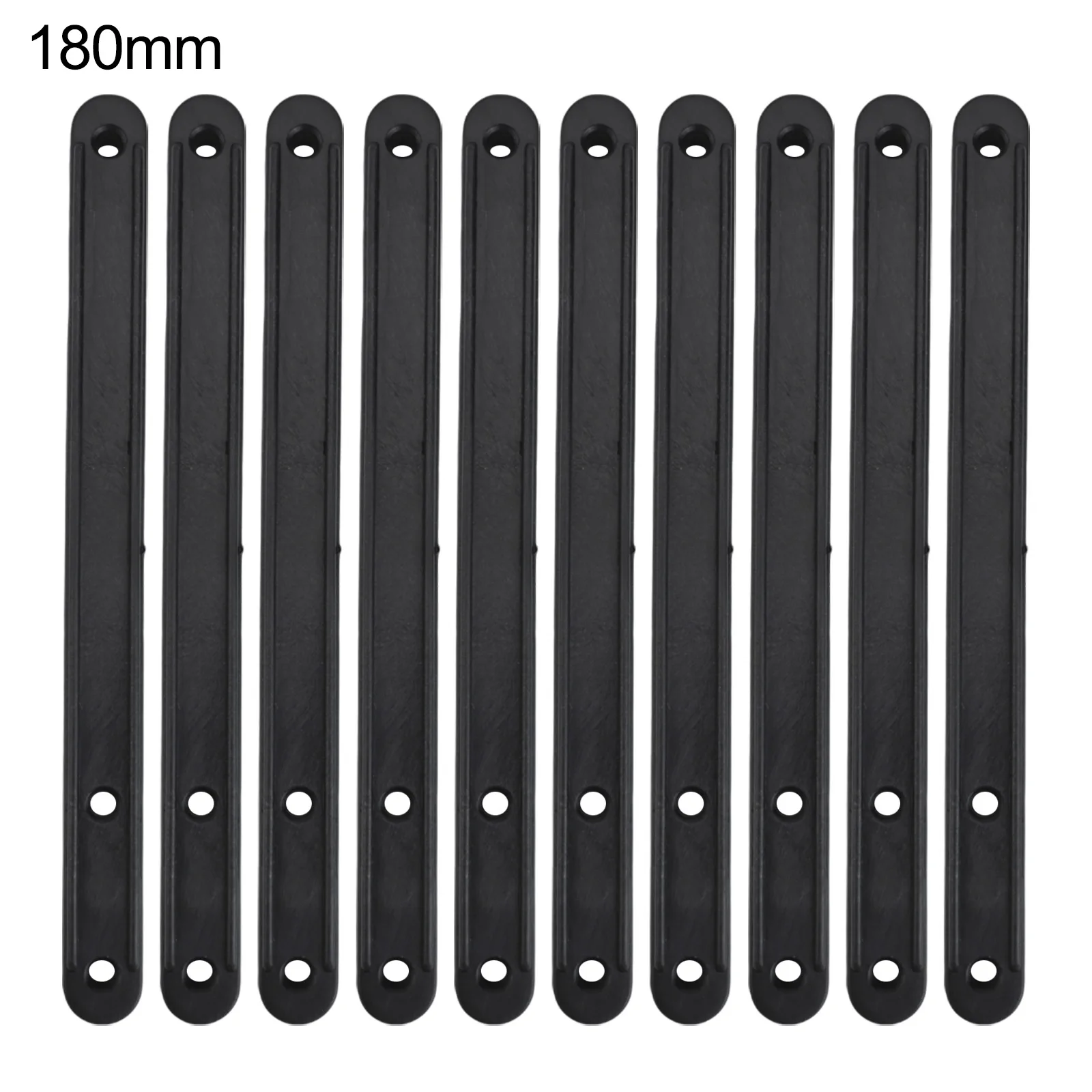 10Pcs Drawer Slides Plastic 180/235/298mm Draw Runners Two-section Rail Base Wardrobe Rail Replacement Accessories