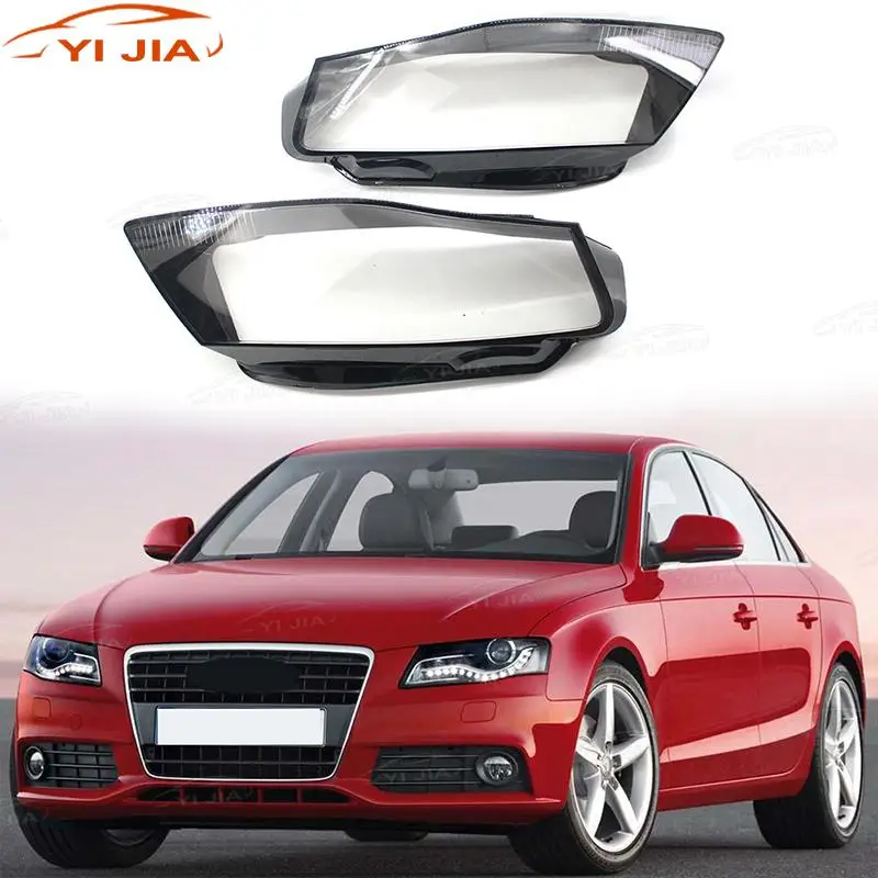 

Корпус линзы фары Прозрачный корпус для 2009-12 Audi A4 B8 Крышка фары Крышка линзы фары