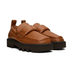 Soft Genuine Leather Cowhide Men's Shoes Thick-Soled Fashionable Shoes Non-slip Luxury Male's Shoes Loafers Comfort Casual Shoes