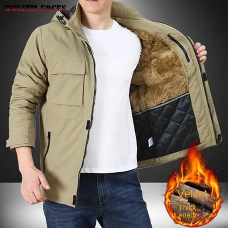 Parkas For Men Coat Men's Jackets Mens Style Clothing Bomber Oversize Windbreaker Hooded Golf Windbreak Down Light Trekking Cold