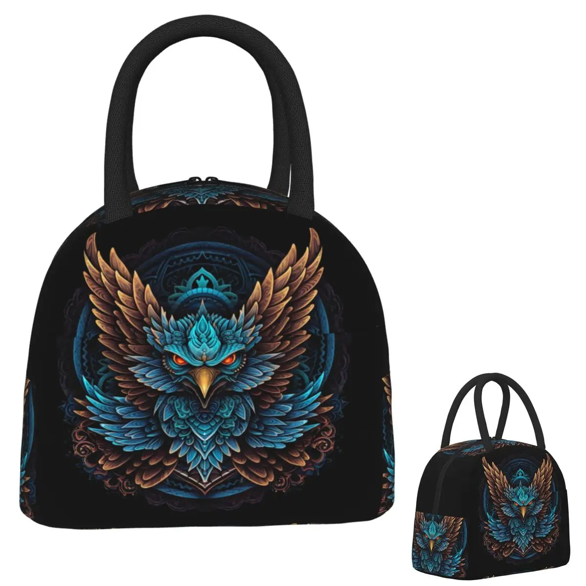 

Fierce Eagle Insulated Lunch Bag for Women Kids Portable Food Boxes Thermal Lunch Box Tote